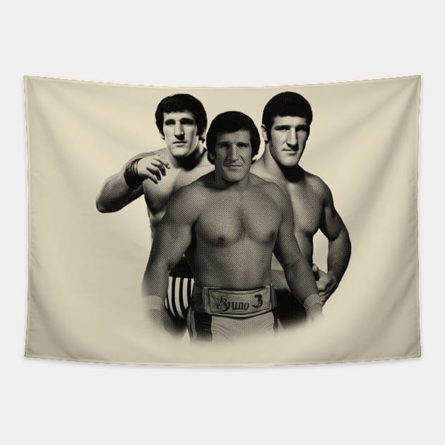 Bruno Sammartino(Wrestler) Tapestry by alesyacaitlin