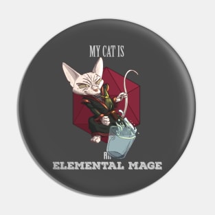 RPG cat mage Pin