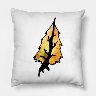 Golden Tree Pillow