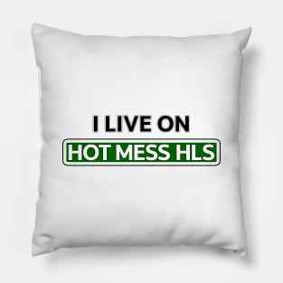 I live on Hot Mess Dr Pillow