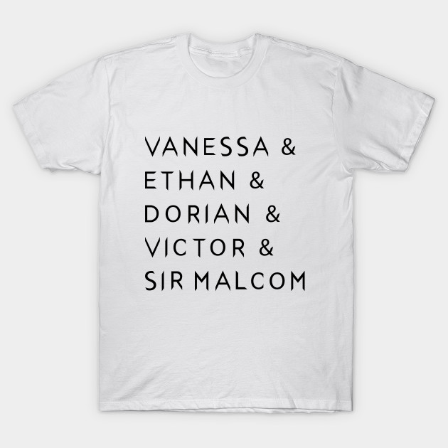 Penny Dreadful Characters Names Penny Dreadful T Shirt Teepublic