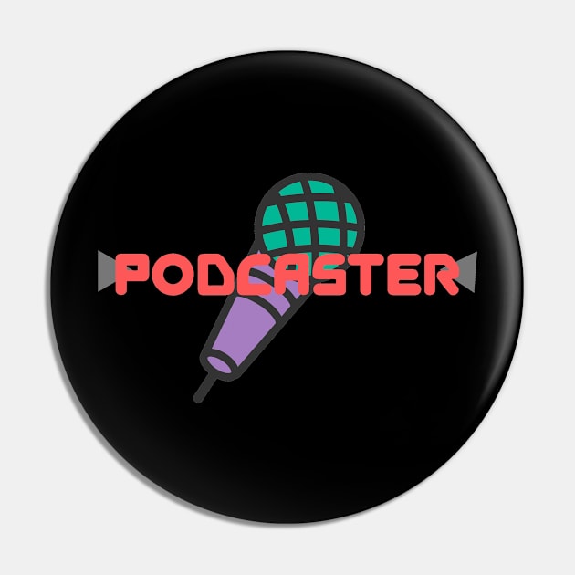 Podcaster Pin by pvpfromnj