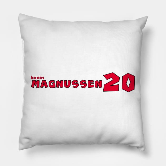 Kevin Magnussen '23 Pillow by SteamboatJoe