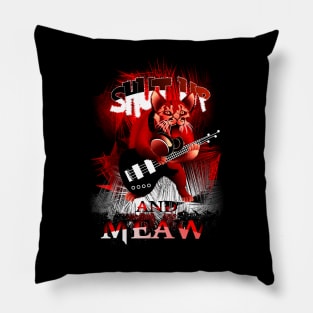 rockers cat Pillow