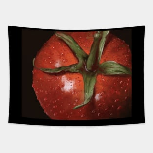 Wet Tomato Painting Tapestry