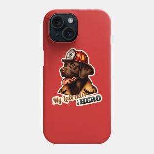 Fireman Labrador Retriever Phone Case