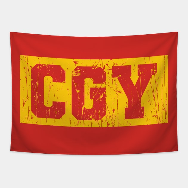 CGY / Flames Tapestry by Nagorniak