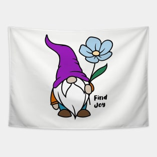 Find Joy Gnome Tapestry