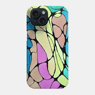 Stained Glass 1 Mosaics-Neographic Art,Relaxing Art,Meditaive Art Phone Case