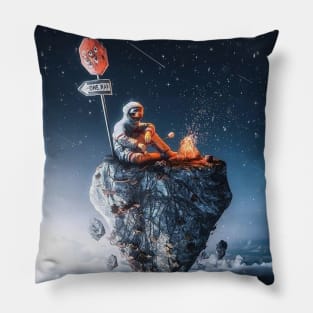 Alone in space Pillow