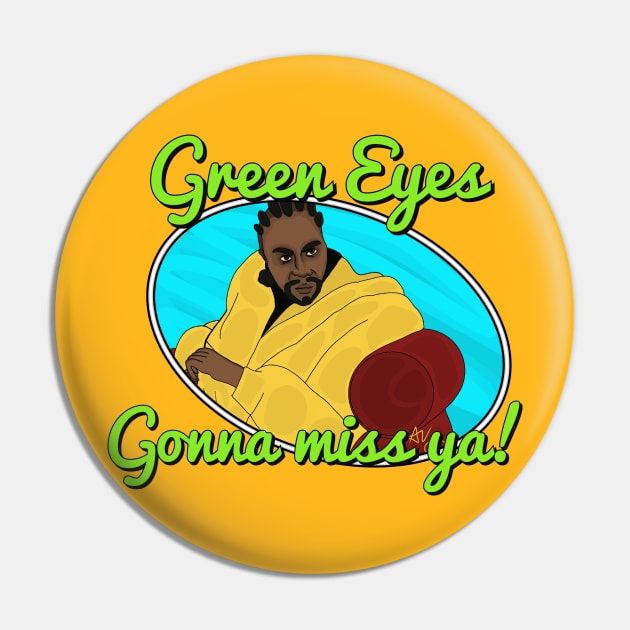 Green Eyes Pin by AndrewValdezVisuals