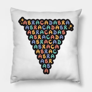 Black Border Abracadabra Pillow