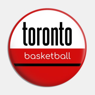 toronto basketball Pin