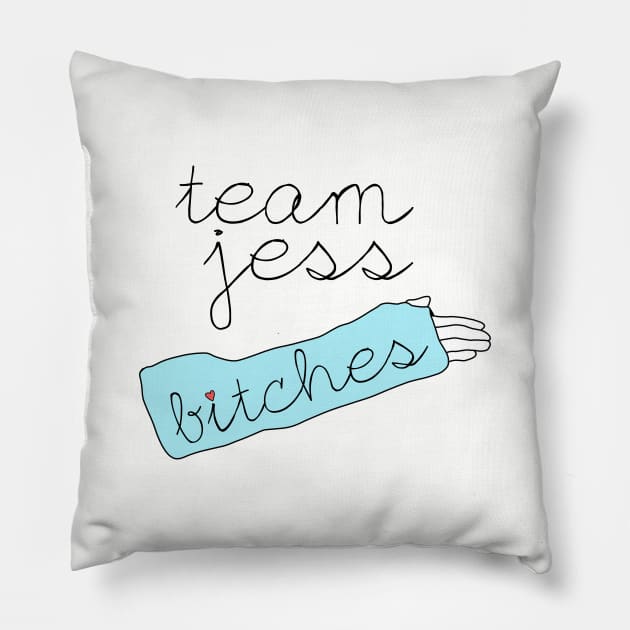 Team Jess, bitches Pillow by alwaysagilmore