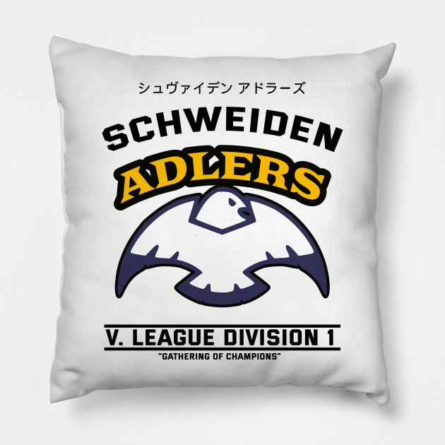 Schweiden Adlers Volleyball Team Pillow by Aniprint