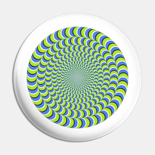 Rotating Snakes Illusion Pin