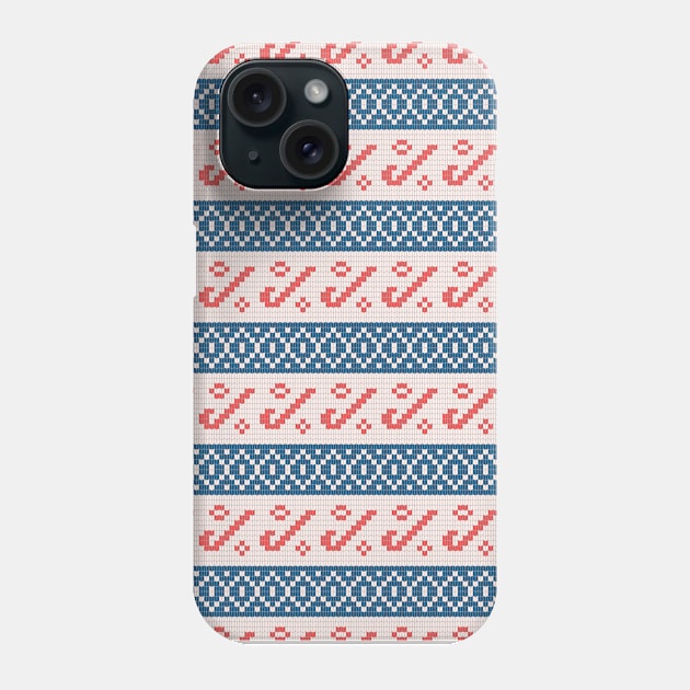 Christmas Knitting Texture Phone Case by Inspired-DS