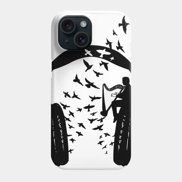 Headphone Harp Phone Case by barmalisiRTB