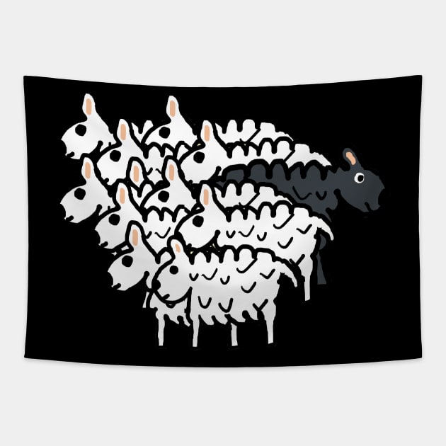 Black Sheep Tapestry by Mark Ewbie