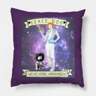 Space Dog (silver jubilee) Pillow