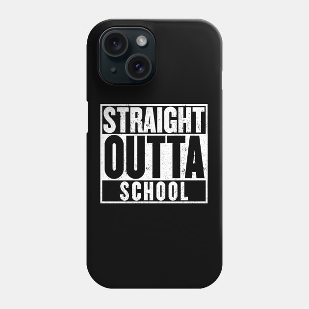 Straight Outta School Phone Case by mangobanana