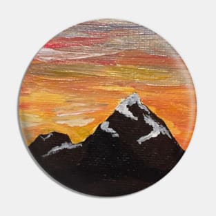 Rocky Mountain Sunset Pin