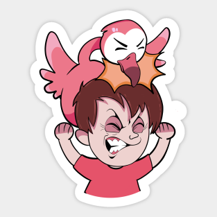 Flamingo Roblox Stickers Teepublic - flamingo youtuber roblox avatar