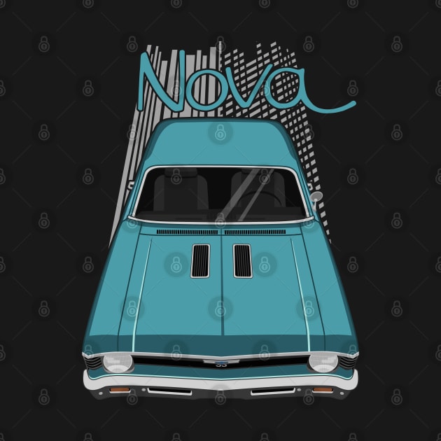 Chevrolet Nova 1969 - 1972 - turquoise by V8social