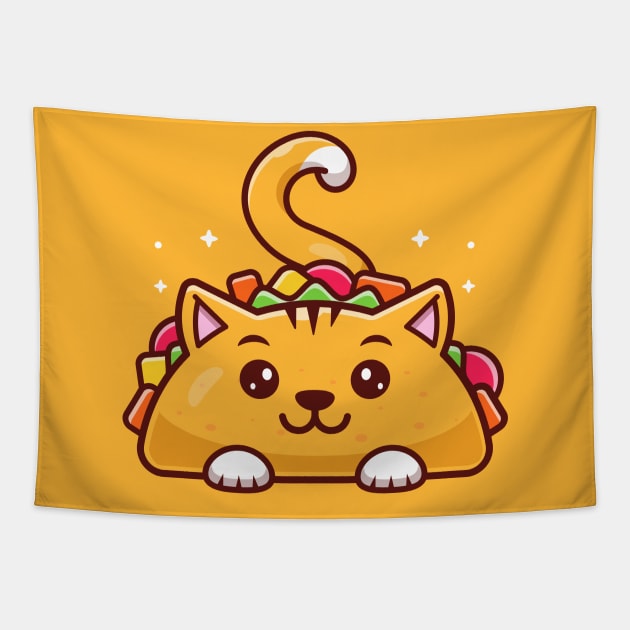 Taco Cat Tapestry by machmigo