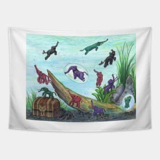 Elephant Fish Tank Tapestry