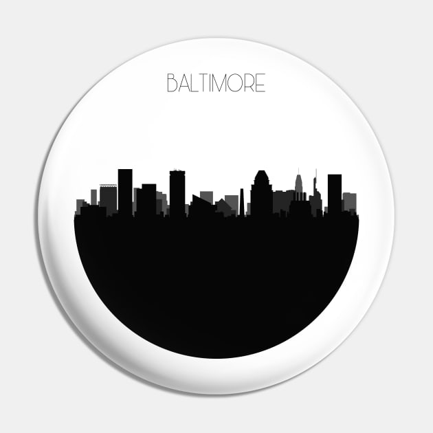 Baltimore Skyline Pin by inspirowl