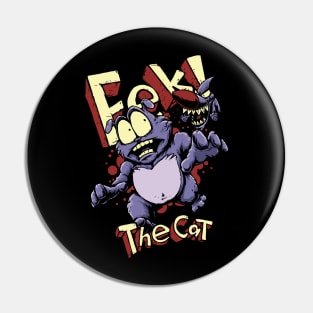 Eek! The cat Pin