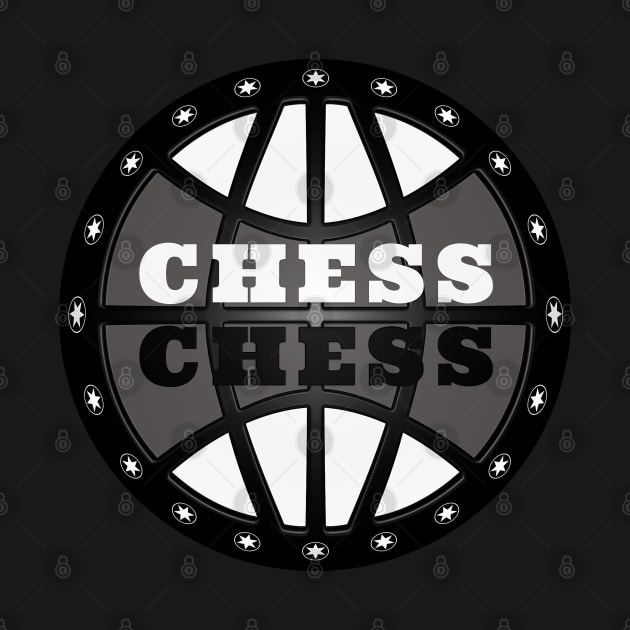 Chess Logo in Black and White by The Black Panther