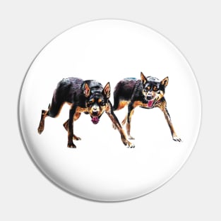 Working kelpie Pin