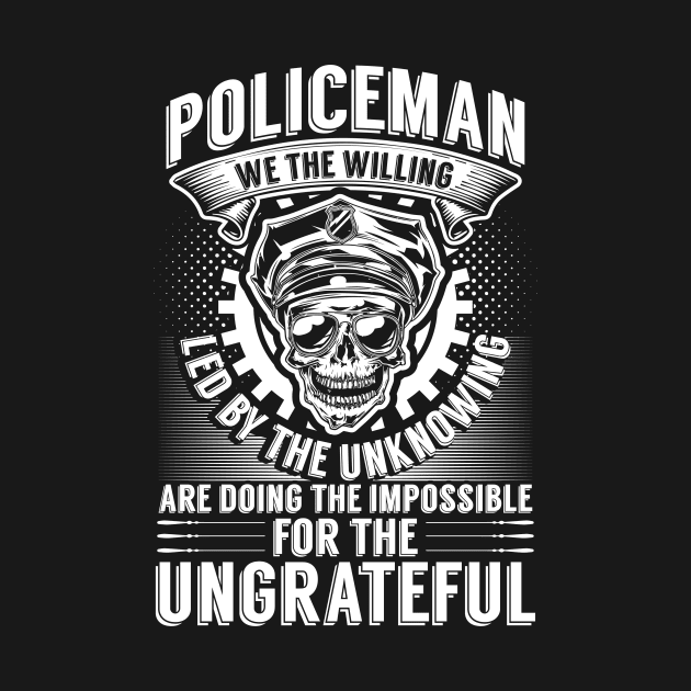 policeman gift police officer police commissioner by OfCA Design