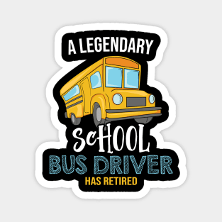 A legendary School bus driver has retired Magnet