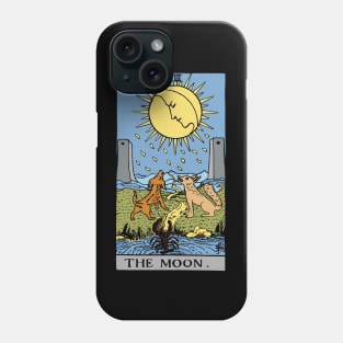 The Moon Tarot Card Rider Waite Phone Case