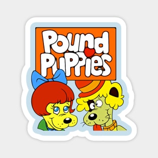 Pound Puppies 80s cartoon classic cute Magnet