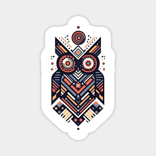 Abstract Animal Owl 2 Magnet