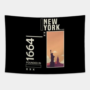 New York Founded in 1664 Tapestry