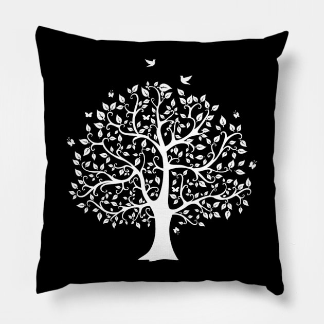 GGA White Logo Pillow by Grace's Grove Audio