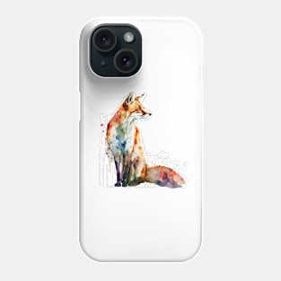 Fox Watercolour Phone Case