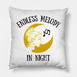 Endless Melody in Night 1 Pillow