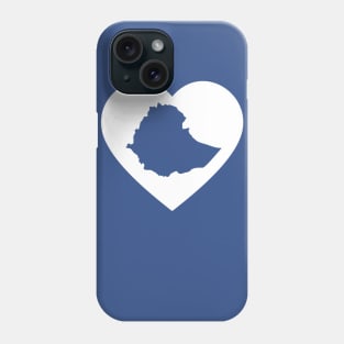 I Heart Ethiopia (White) Phone Case