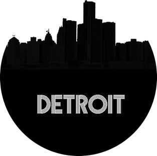 Detroit Skyline Magnet