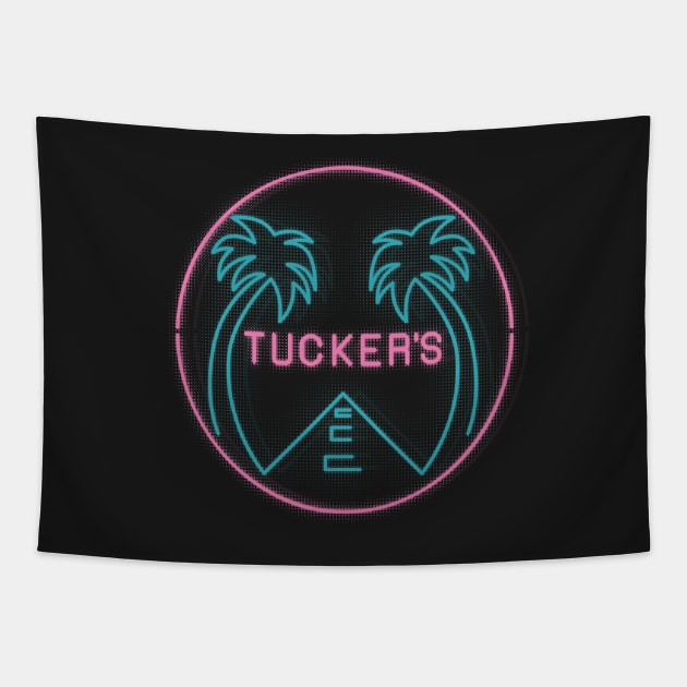 Tuckers Bar Tapestry by WalnutSoap