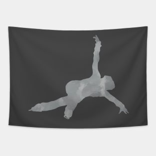 Grey figure skater Tapestry