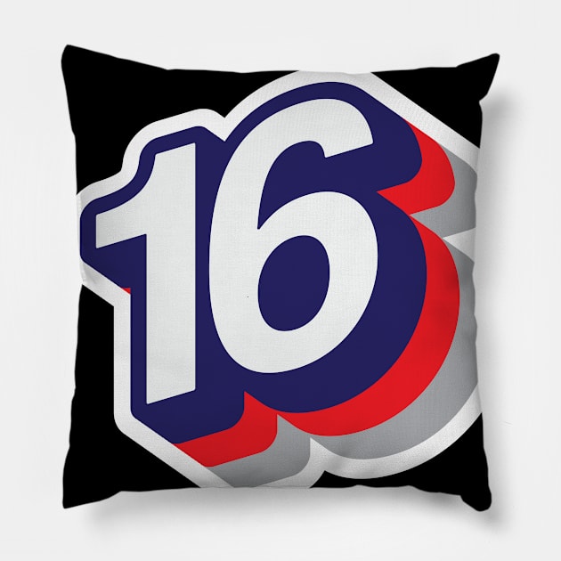 16 Pillow by MplusC