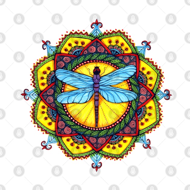 Dragonfly Mandala by Heartsake