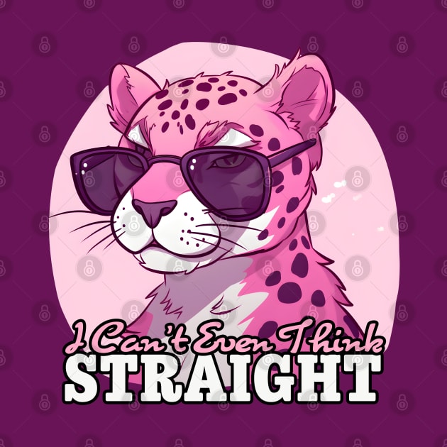 Can't even think straight | Pink leopard by Mattk270